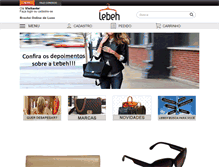 Tablet Screenshot of lebeh.com.br